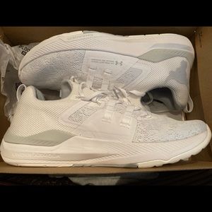 Brand new, never worn, White size 11 under armor sneakers